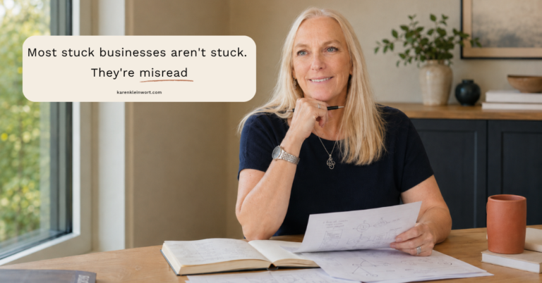 Karen Kleinwort | Holistic Small Business Coach | Blueprint | Translator | Women's Business Resource Community | business pivot | pricing strategy